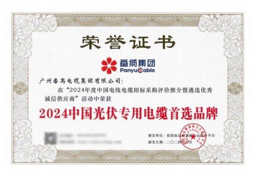 番禺電纜集團再創(chuàng)輝煌 四項殊榮彰顯品牌實力與知識產權服務價值